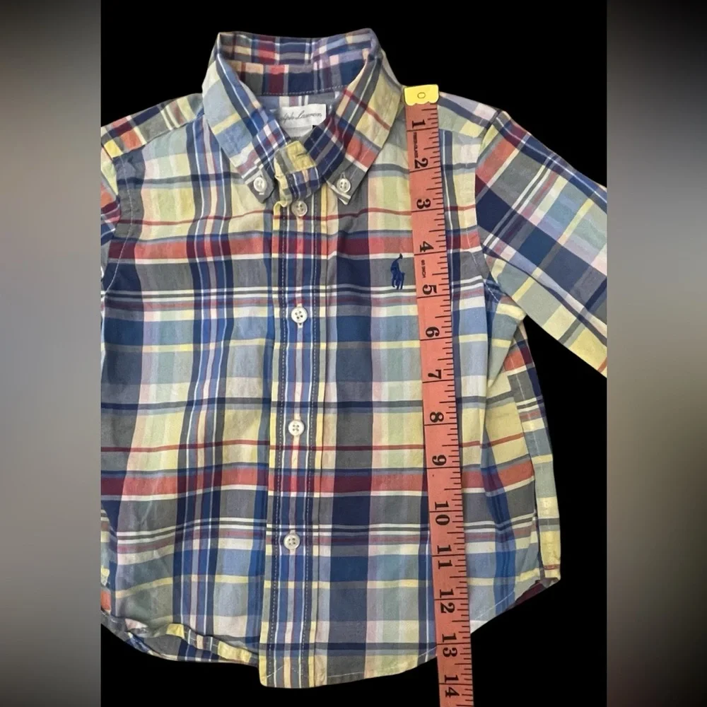 Ralph Lauren Plaid Button-Up Shirt